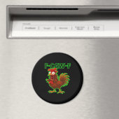 F-Caw-F Chicken Classic Retro Graphic Magneet (Insitu (Vaatwasser))