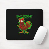 F-Caw-F Chicken Classic Retro Graphic Muismat (Met muis)