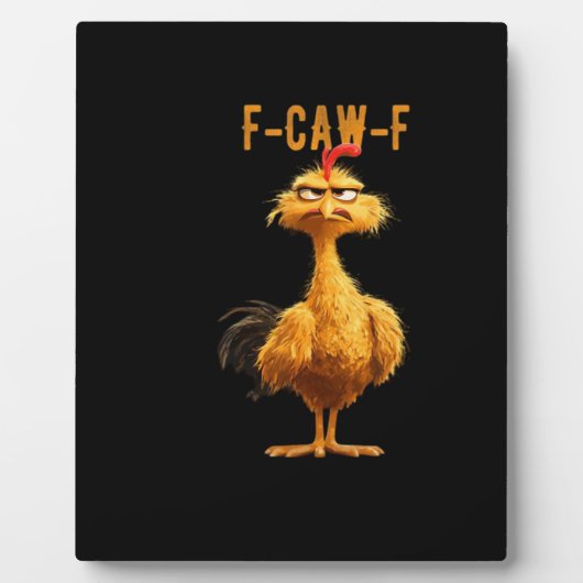 F-Caw-F Chicken Classic Retro Stijl Fotoplaat (Voorkant)