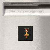 F-Caw-F Chicken Classic Retro Stijl Magneet (Insitu (Vaatwasser))