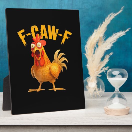 F-Caw-F Chicken Classic Retro Style Fotoplaat (Zijkant)