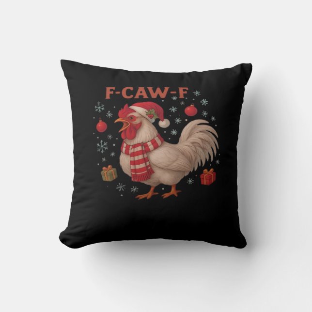 F-Caw-F Chicken Classic Trendy Casual Kussen (Voorkant)