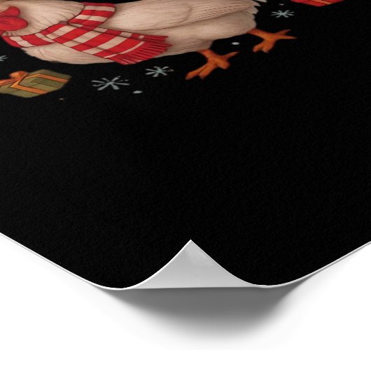 F-Caw-F Chicken Classic Trendy Casual Poster (Hoek)