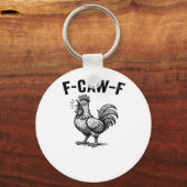 F-Caw-F Chicken Creative Casual Sleutelhanger (Voorkant)