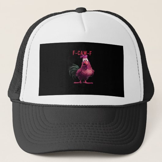 F-Caw-F-Chicken Essential Aesthetic Unique Trucker Pet (Voorkant)