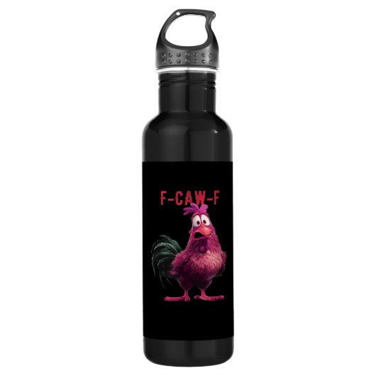F-Caw-F-Chicken Essential Aesthetic Unique Waterfles (Voorkant)