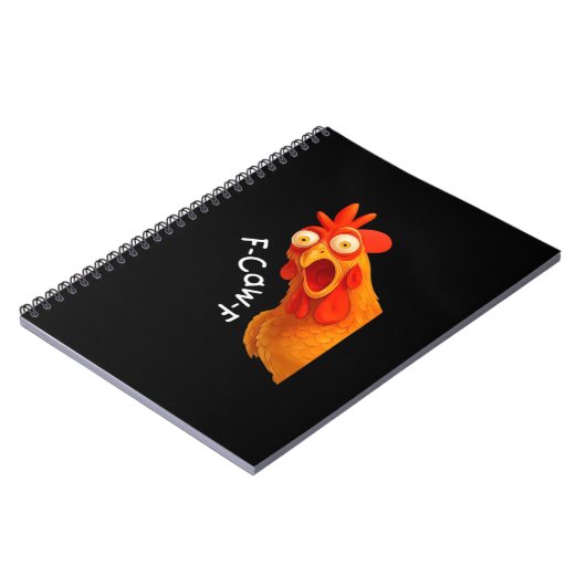 F-Caw-F Chicken Essential Classic Retro Notitieboek (Linkerzijde)