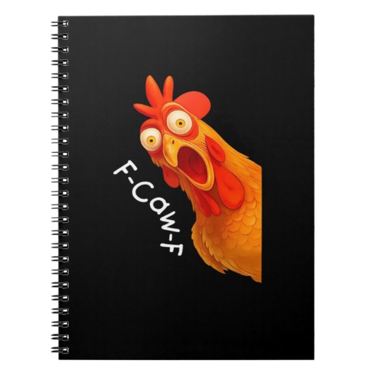 F-Caw-F Chicken Essential Classic Retro Notitieboek (Voorkant)