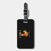 F-Caw-F-Chicken Essential Creative Casual Bagagelabel (Voorkant verticaal)