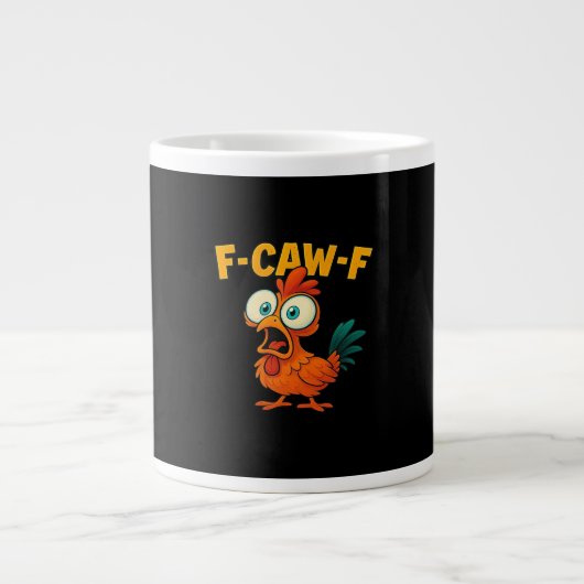 F-Caw-F Chicken Essential Creative Casual Grote Koffiekop (Voorkant)