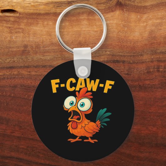 F-Caw-F Chicken Essential Creative Casual Sleutelhanger (Voorkant)
