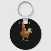 F-Caw-F Chicken Essential Creative Graphic Sleutelhanger (Voorkant)