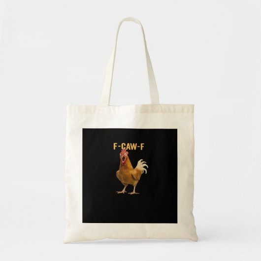 F-Caw-F Chicken Essential Creative Graphic Tote Bag (Voorkant)
