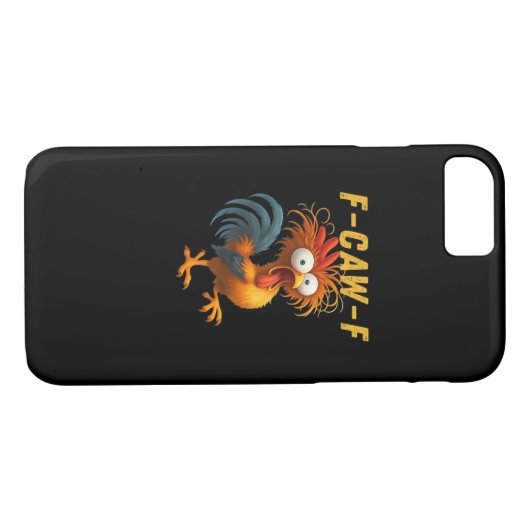 F-Caw-F Chicken Essential Funny Design Case-Mate iPhone Case (Achterkant (Horizontaal))