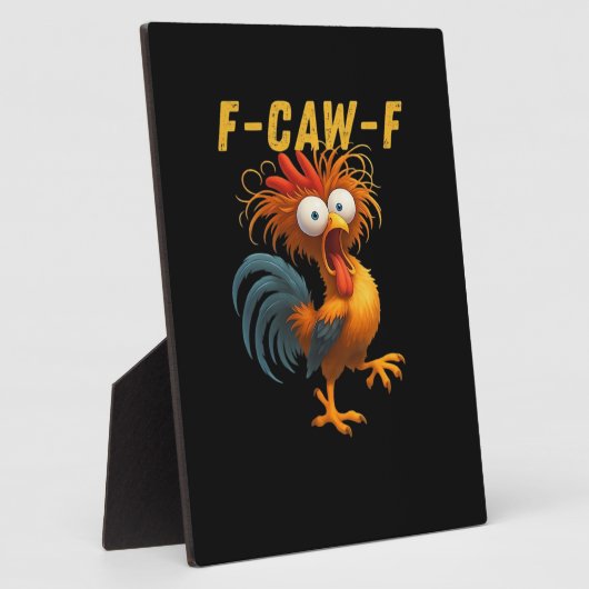 F-Caw-F Chicken Essential Funny Design Fotoplaat (Zijkant)