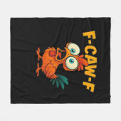F-Caw-F Chicken Essential Funny Trendy Fleece Deken (Voorkant (Horizontaal))