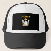 F-Caw-F-Chicken Essential Funny Trendy Trucker Pet (Voorkant)