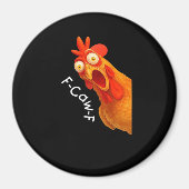 F-Caw-F Chicken Essential Minimal Clean Magneet (Voorkant)