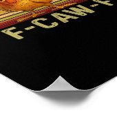 F-Caw-F Chicken Essential Retro Classic Poster (Hoek)