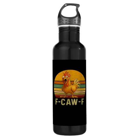 F-Caw-F Chicken Essential Retro Classic Waterfles (Voorkant)