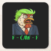 F-Caw-F Chicken Essential Simple Clean Kartonnen Onderzetters (Voorkant)