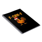 F-Caw-F-Chicken Essential Simple Design Notitieboek (Rechterzijde)