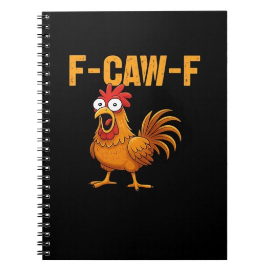 F-Caw-F-Chicken Essential Simple Design Notitieboek (Voorkant)