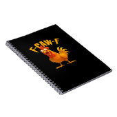 F-Caw-F-Chicken Essential Vintage Cool Notitieboek (Rechterzijde)