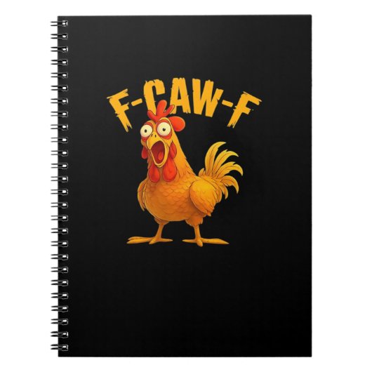 F-Caw-F-Chicken Essential Vintage Cool Notitieboek (Voorkant)