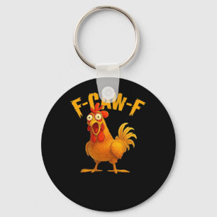 F-Caw-F-Chicken Essential Vintage Cool Sleutelhanger