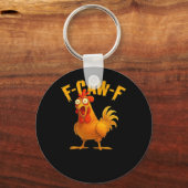 F-Caw-F-Chicken Essential Vintage Cool Sleutelhanger (Voorkant)