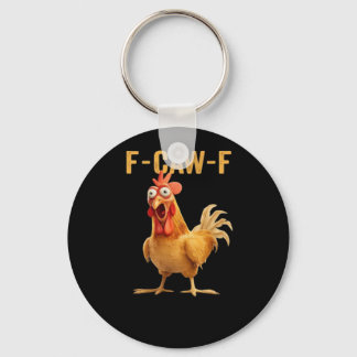 F-Caw-F-Chicken Essentiële Creatieve Casual Sleutelhanger