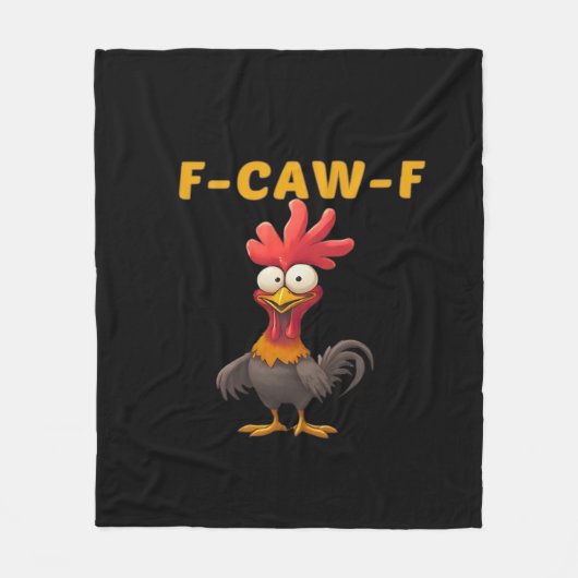 F-Caw-F-Chicken Essentiële Klassieke Esthetische U Fleece Deken (Voorkant)