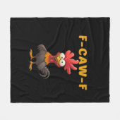 F-Caw-F-Chicken Essentiële Klassieke Esthetische U Fleece Deken (Voorkant (Horizontaal))