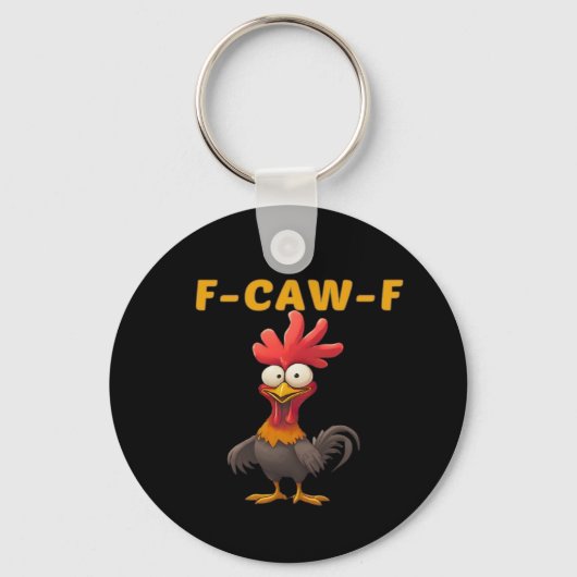 F-Caw-F-Chicken Essentiële Klassieke Esthetische U Sleutelhanger (Voorkant)