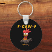 F-Caw-F-Chicken Essentiële Klassieke Esthetische U Sleutelhanger (Voorkant)
