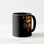 F-Caw-F-Chicken Essentiële Retro Klassieker Mok (Voorkant rechts)
