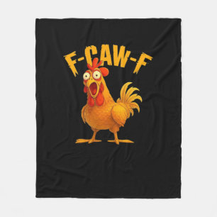 F-Caw-F-Chicken Essentiële Vintage Cool Fleece Deken