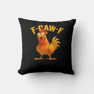 F-Caw-F-Chicken Essentiële Vintage Cool Kussen