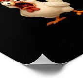 F-Caw-F Chicken Funny Chicken F-Caw-F Gear Creativ Poster (Hoek)
