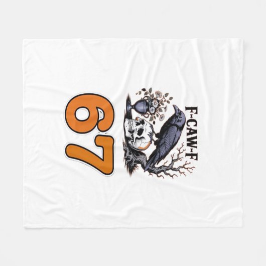 F-Caw-F Chicken Halloween Classic Fleece Deken (Voorkant (Horizontaal))