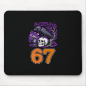 F-Caw-F Chicken Halloween Classic Funny Trendy Muismat (Voorkant)