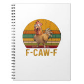 F-Caw-F Chicken Humor Essential Minimal Clean Notitieboek (Voorkant)