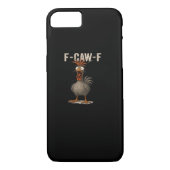 F-Caw-F Chicken Retro Classic Case-Mate iPhone Case (Achterkant)