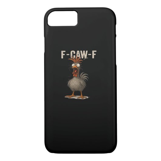 F-Caw-F Chicken Retro Classic Case-Mate iPhone Case (Achterkant)