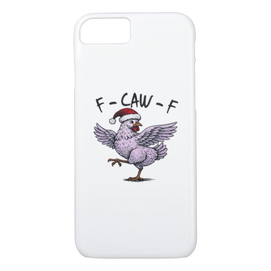 F-Caw-F Chicken Retro Classic Case-Mate iPhone Case (Achterkant)