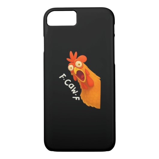 F-Caw-F Chicken Retro Classic Case-Mate iPhone Case (Achterkant)