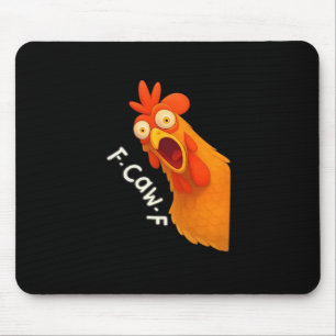 F-Caw-F Chicken Retro Classic Muismat