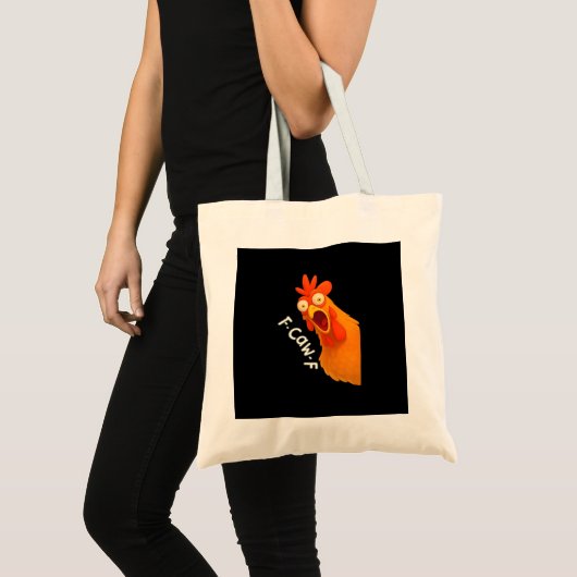 F-Caw-F Chicken Retro Classic Tote Bag (Voorkant (product))