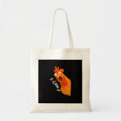 F-Caw-F Chicken Retro Classic Tote Bag (Voorkant)